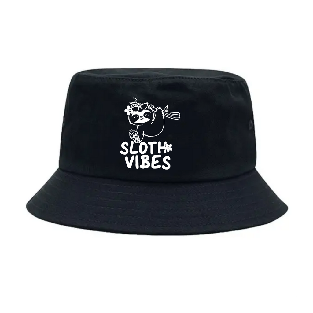 Bucket Hat - Sloth Vibes: Explore Pura Vida Culture Through Sloth-Inspired Fashion - Sloth Vibes