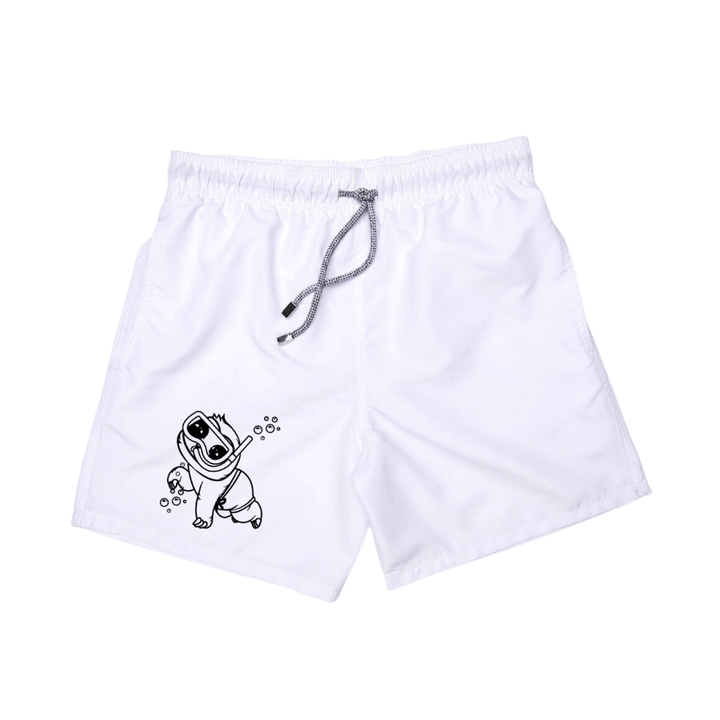 Boys swimwear - Sloth Vibes: Explore Pura Vida Culture Through Sloth-Inspired Fashion - Sloth Vibes