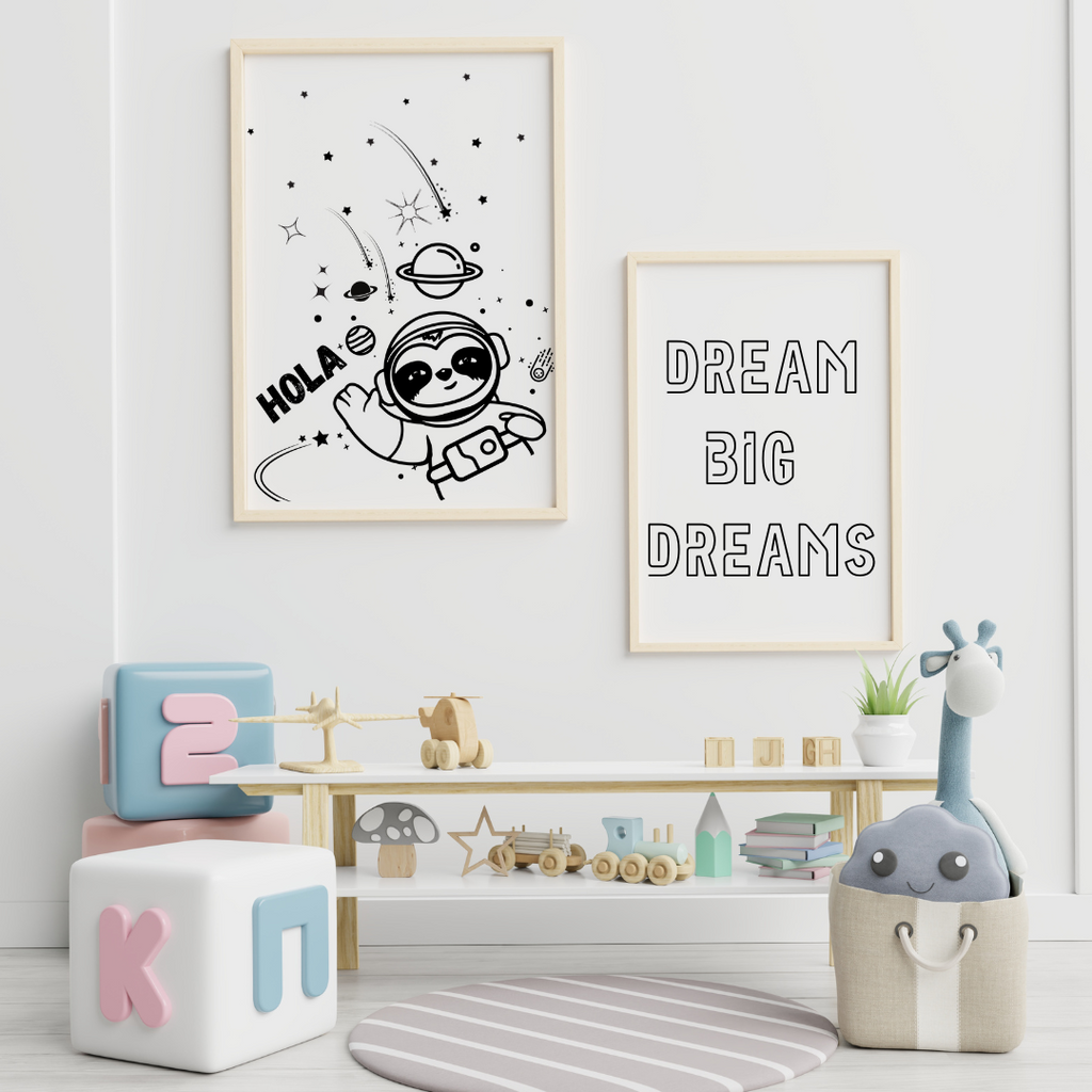 Dream big Dreams Posters - Sloth Vibes: Explore Pura Vida Culture Through Sloth-Inspired Fashion - Sloth Vibes