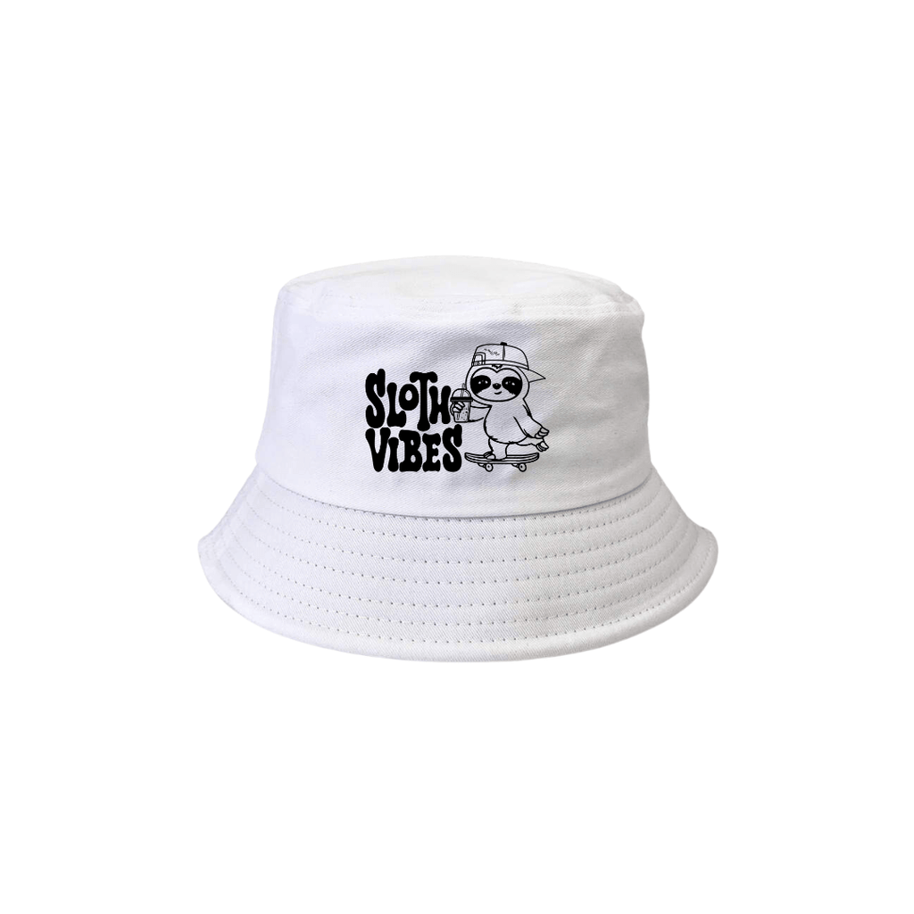 Bucket Hat - Sloth Vibes: Explore Pura Vida Culture Through Sloth-Inspired Fashion - Sloth Vibes