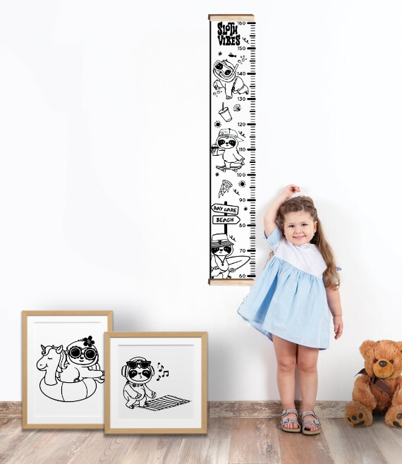 Canvas growth chart - Sloth Vibes: Explore Pura Vida Culture Through Sloth-Inspired Fashion - Sloth Vibes