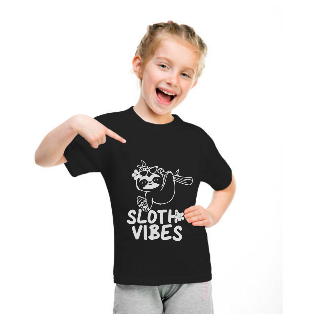 Kids T Shirts "Ice Ice Baby" - Sloth Vibes: Explore Pura Vida Culture Through Sloth-Inspired Fashion - Sloth Vibes